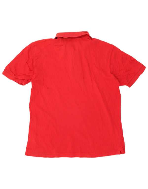 Tricou polo Sergio Tacchini pentru bărbați, bumbac roșu mediu