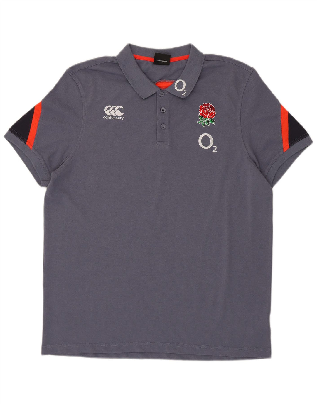 Cămașă polo cu grafică CANTERBURY pentru bărbați, XL, albastru bleumarin, poliester color bloc