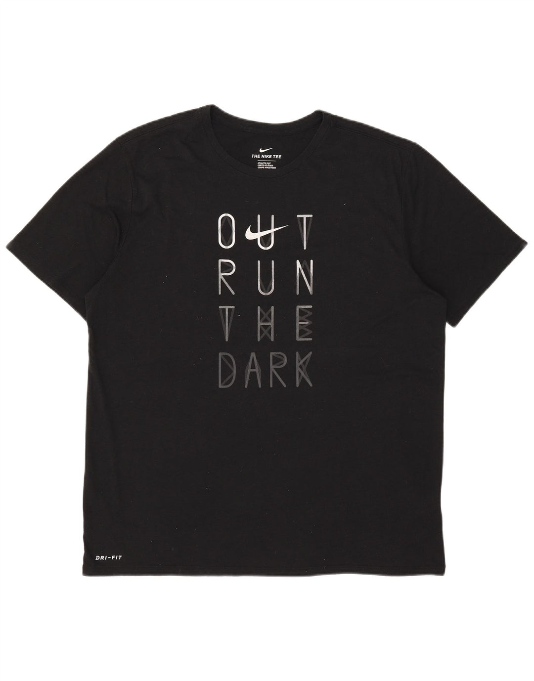 Tricou grafic Nike Dri Fit pentru bărbați Top XL Poliester negru