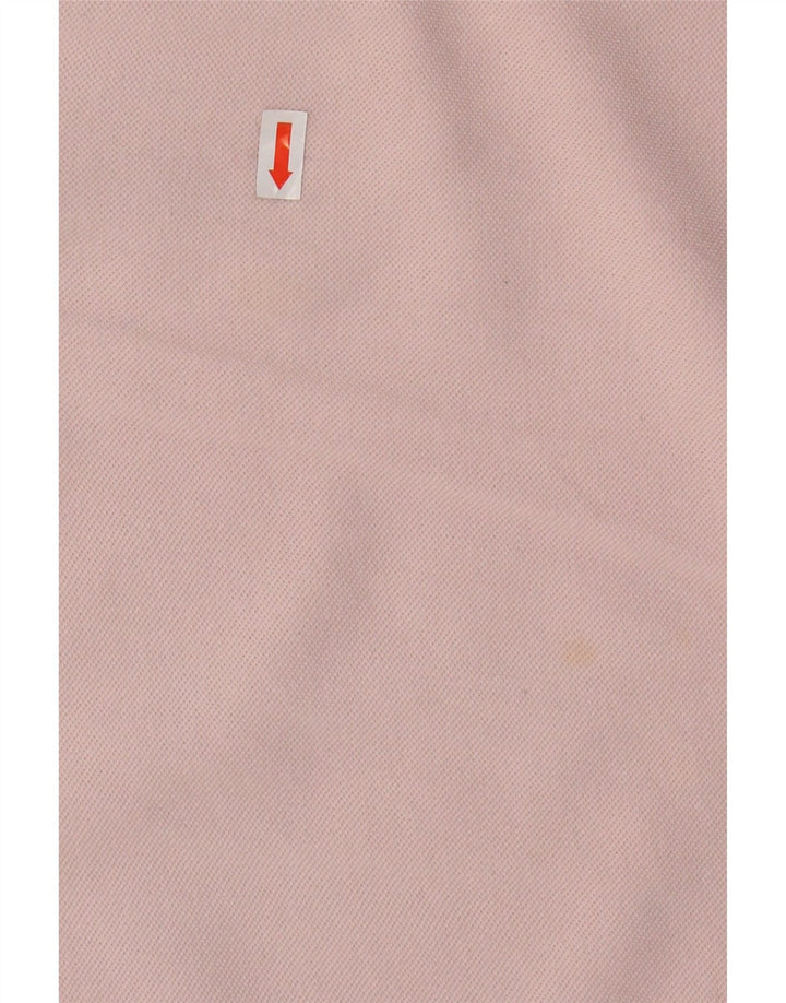 MARLBORO CLASSICS Tricou polo pentru bărbați din bumbac roz mediu