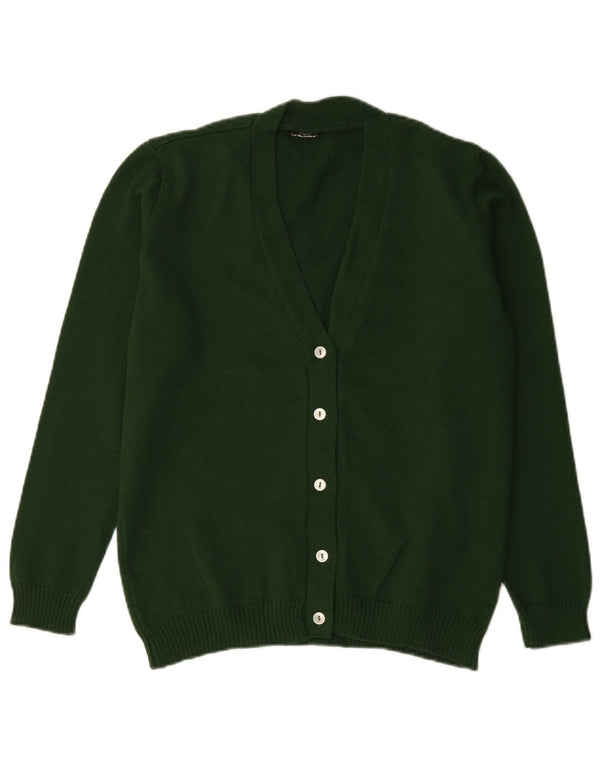 Pulover Cardigan Vintage pentru femei UK 14 Large Green
