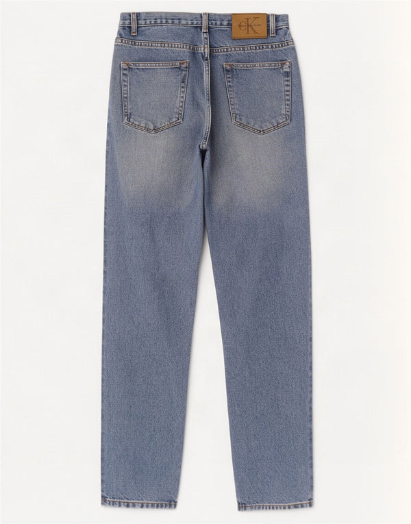 Calvin Klein Blugi conici cu talie înaltă pentru femei US 8 Medium W28 L27 Blue
