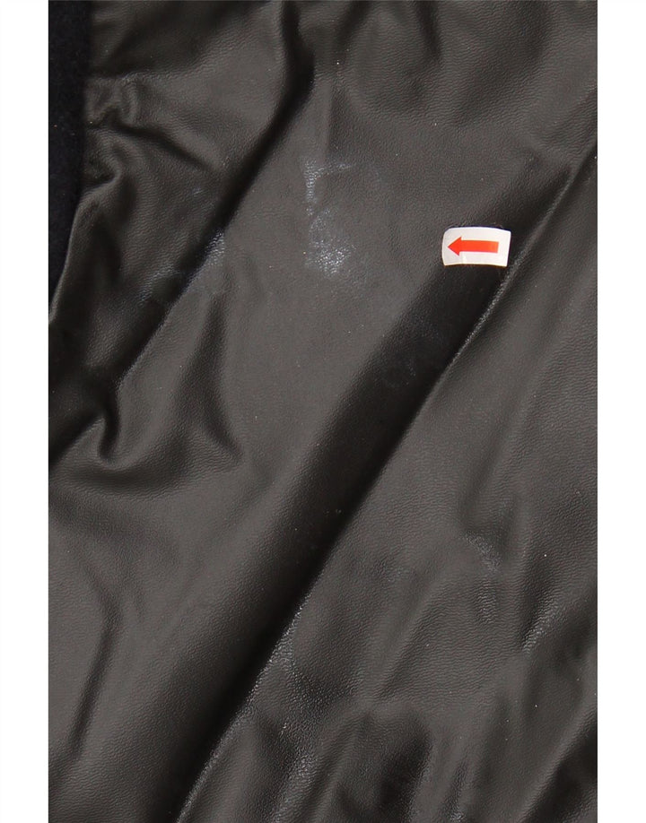 Pardesiu VINTAGE pentru bărbați, cu tăiere lentă, IT 44 XS, lână color block, albastru bleumarin