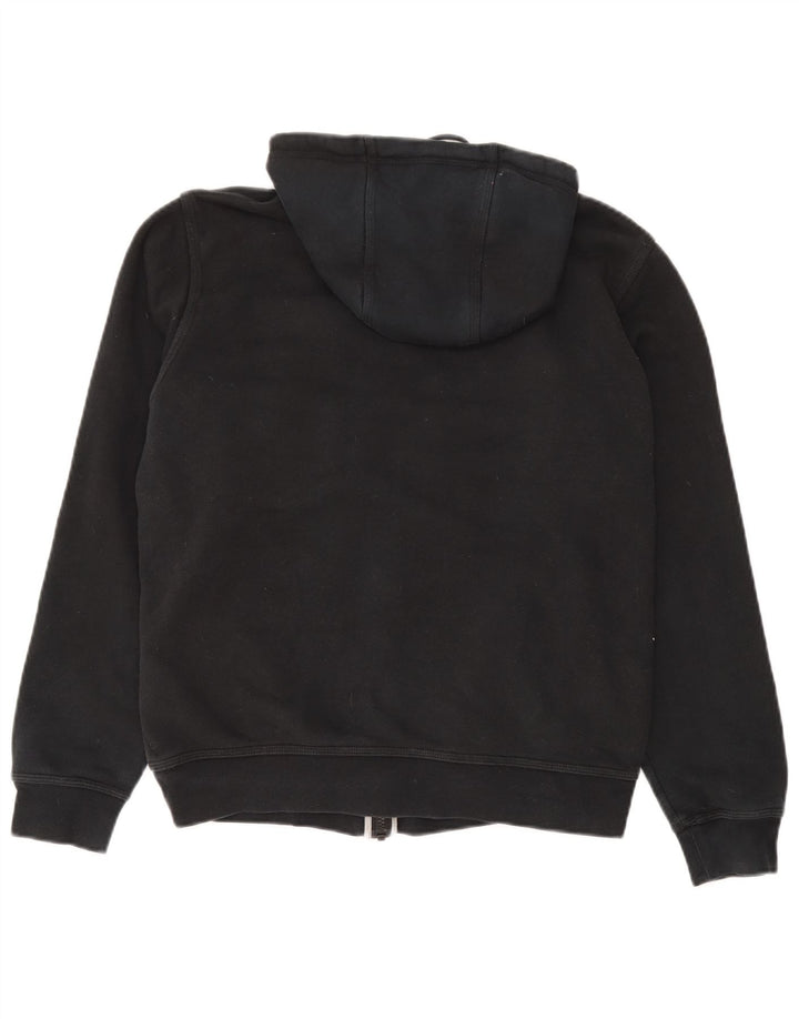 Pulover Nike pentru bărbați, cu fermoar, bumbac mediu negru