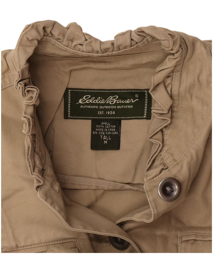 Jachetă pentru femei Eddie Bauer Tall Blazer UK 12 Medium Beige Bumbac