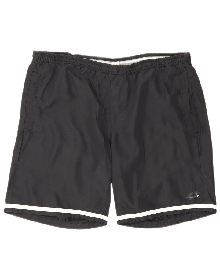 Pantaloni scurți sport pentru bărbați Lotto, negru mediu