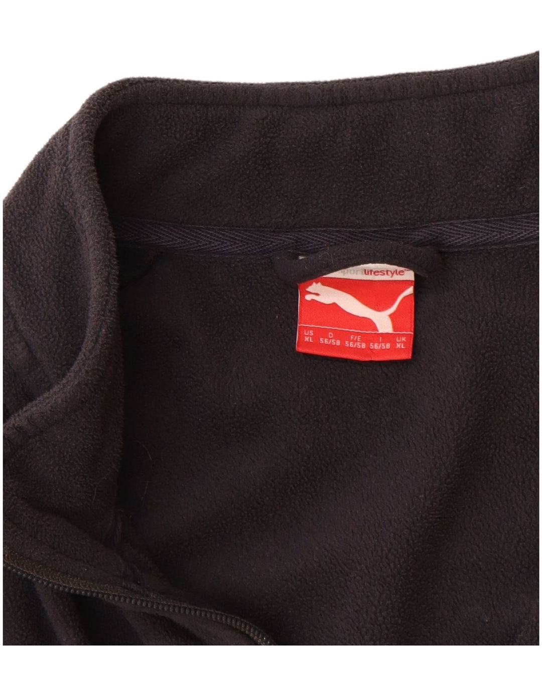 Jachetă puma pentru bărbați fleece UK 42 XL bleumarin