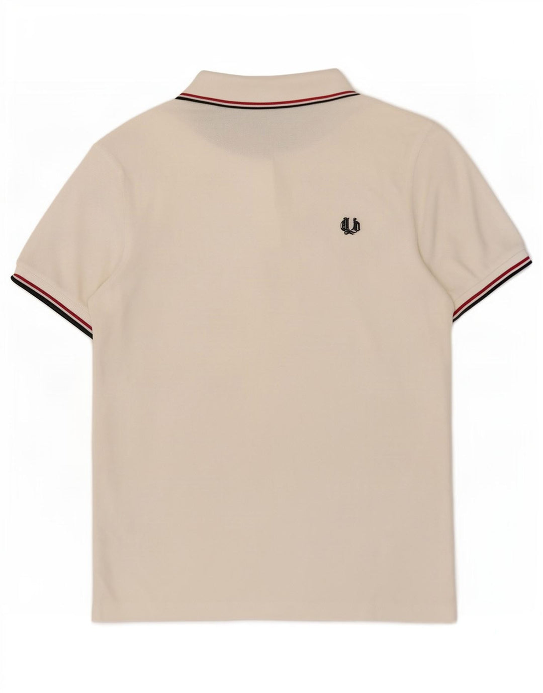 Cămașă polo Fred Perry pentru bărbați, bumbac alb mediu