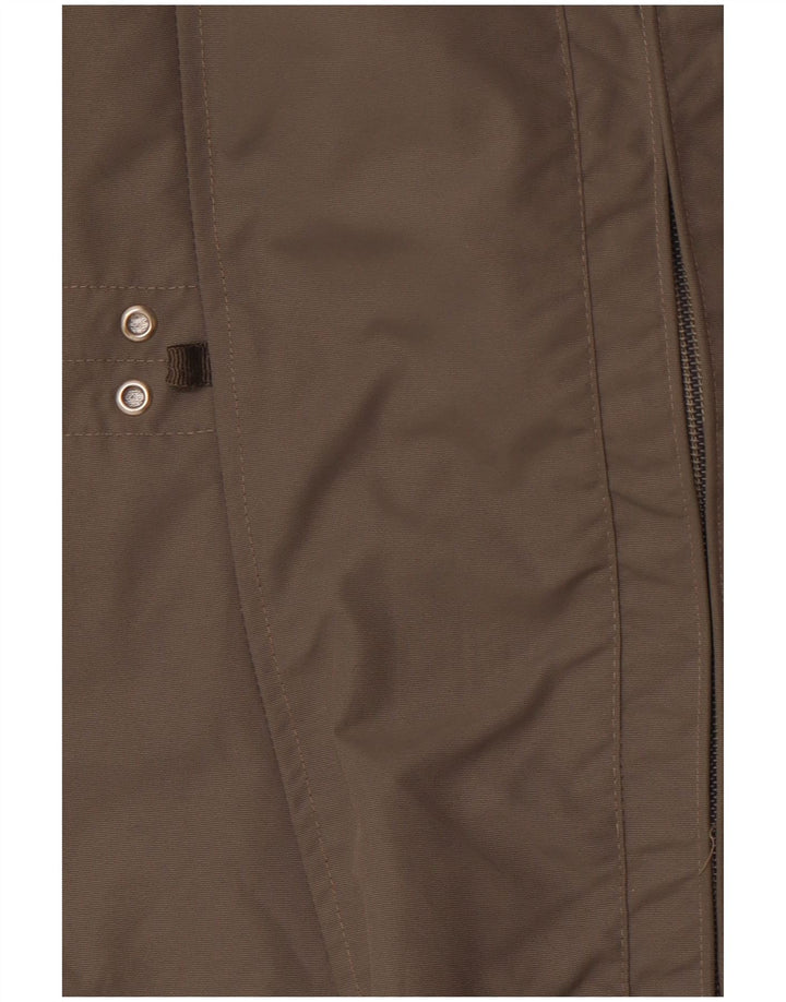 BRUGI Jachetă de ploaie cu glugă pentru femei UK 18 XL poliamidă gri