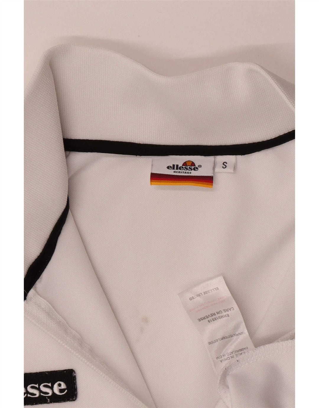 Trening pentru bărbați Ellesse, jachetă, mică, albă, poliester, sport