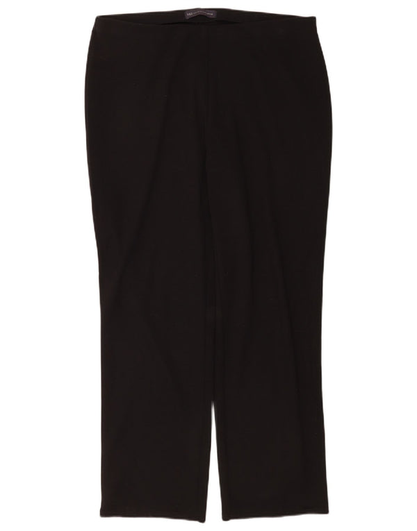 Pantaloni casual drepti pentru femei Marks & Spencer UK 14 Large W34 L28 Negru