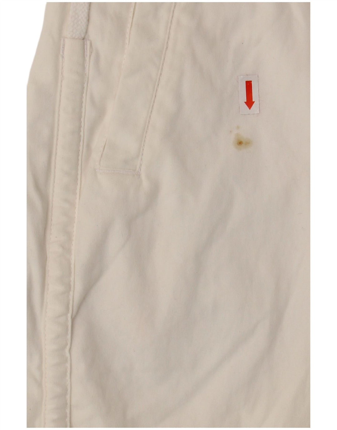Pantaloni scurti chino pentru femei NIKE UK 8 Small W30 Bumbac alb