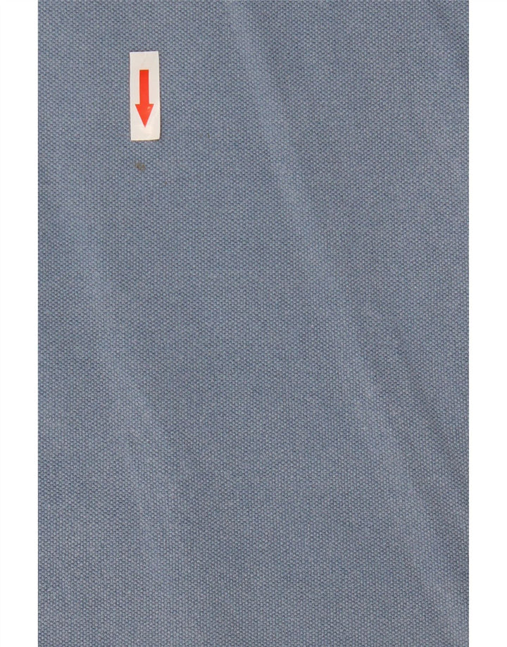 Tricou polo pentru bărbați Weird Fish, bumbac albastru mediu