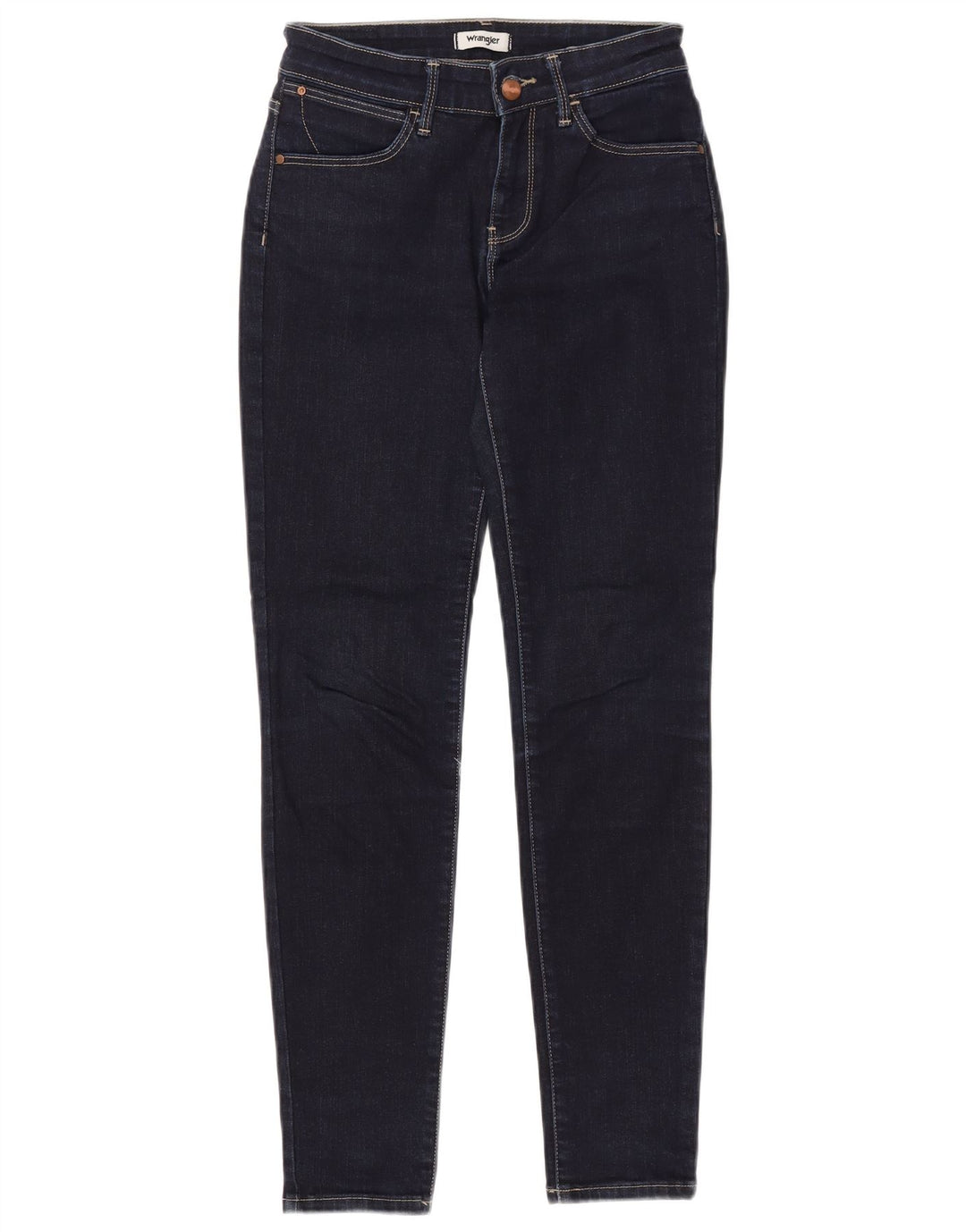Blugi skinny pentru femei Wrangler W26 L29 bumbac bleumarin