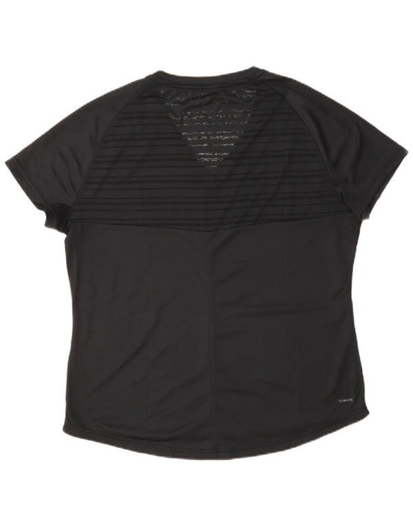 Adidas Womens Climalite T-Shirt Top UK 20/22 XL Black