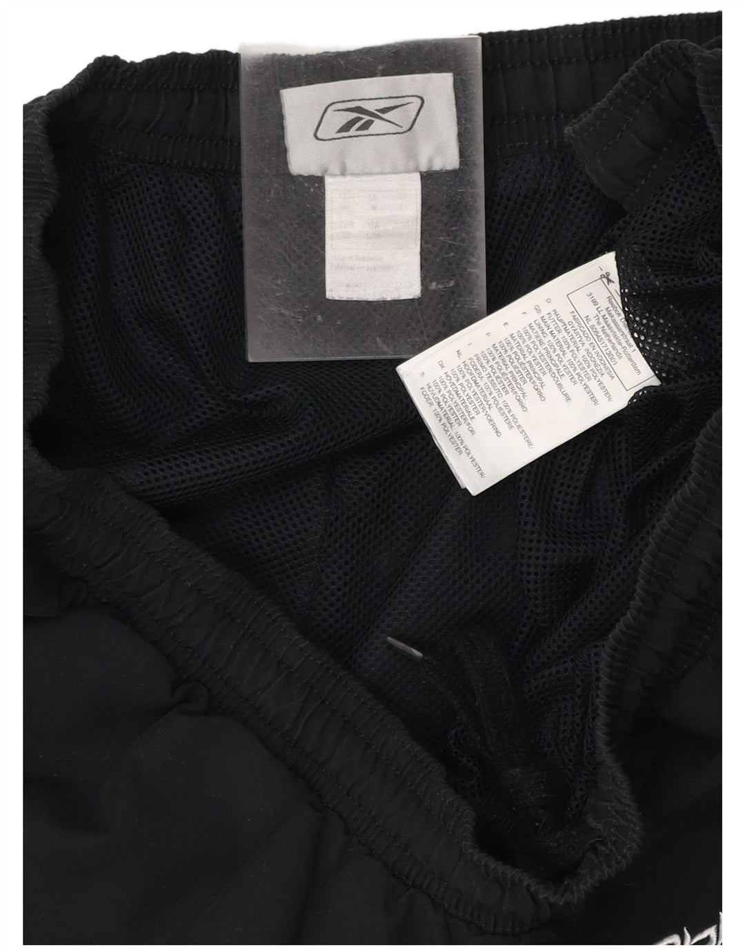 Pantaloni scurți sport REEBOK Graphic Bermuda pentru bărbați IT 50 Poliester negru mare