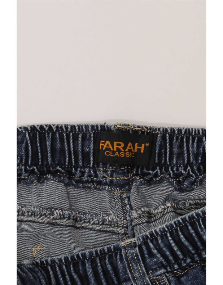 Blugi drepti clasici pentru femei Farah W36 L27 Bumbac albastru