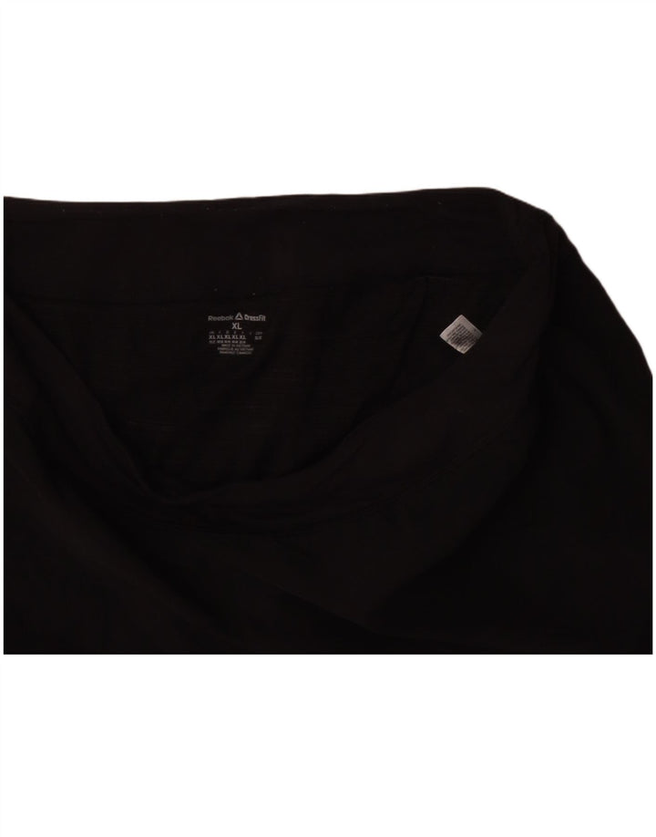 Pantaloni scurti sport REEBOK pentru femei UK 20/22 XL poliester negru