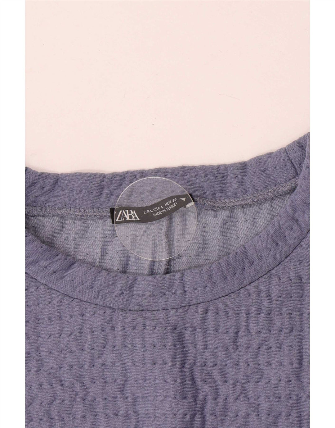Bluză Crop Top pentru femei Zara UK 14 Mov mare