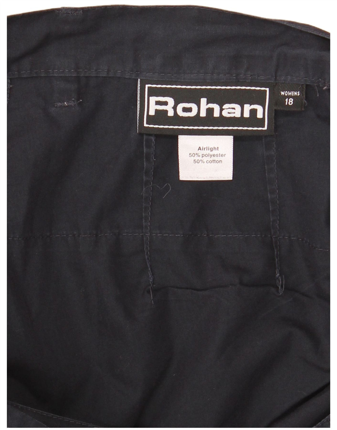 Pantaloni cargo drepti Rohan pentru femei UK 18 XL W34 L29 bleumarin Poliester