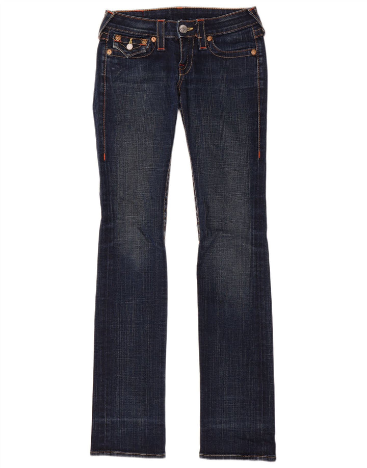 True Religion Blugi Slim Bootcut W24 L33 Bumbac Albastru