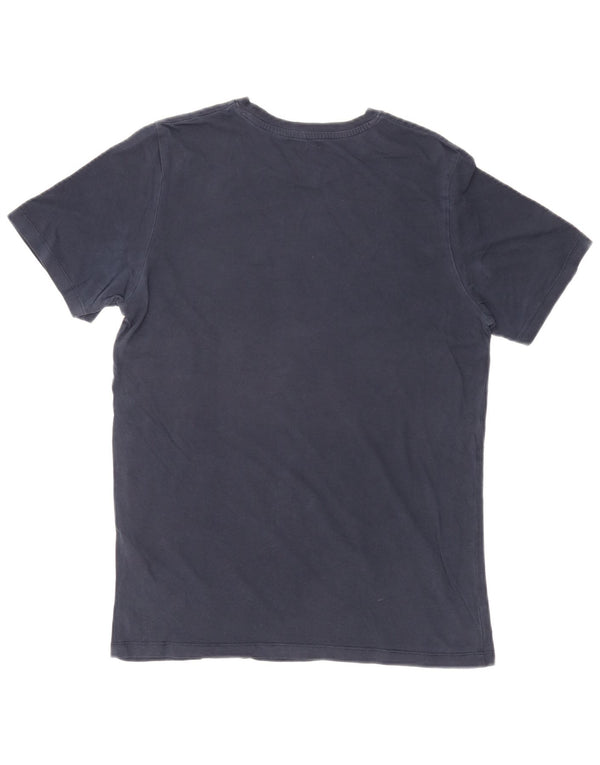 Tricou cu grafic Jack & Jones pentru bărbați Top mare din bumbac bleumarin