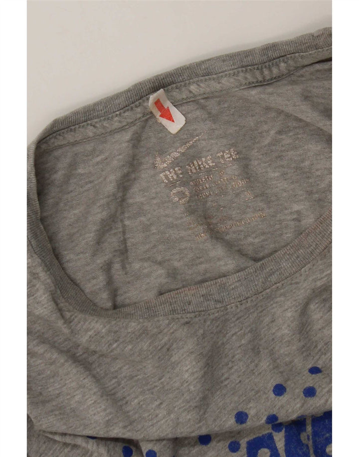 Tricou pentru bărbați Nike Air Max Graphic Top din bumbac gri mediu
