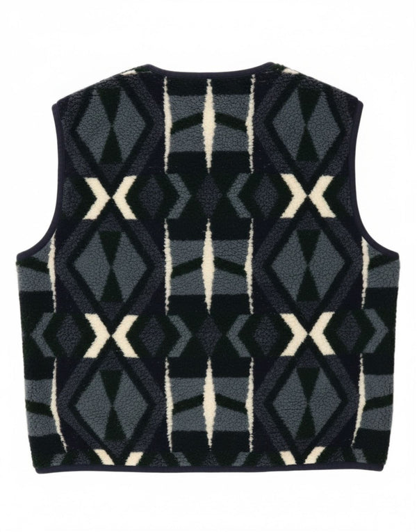 Gilet pentru bărbați din Fleece Campagnolo UK 38 Medium Bleumarin Geometric Poliester