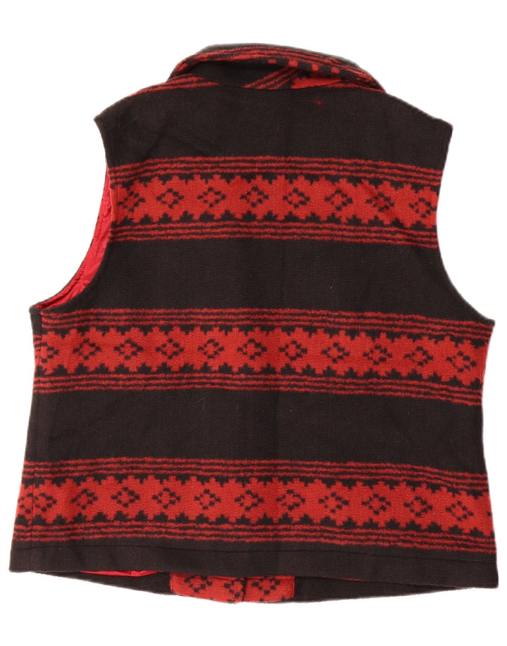 Vestă pentru femei Orvis UK 14 Medium Negru Geometric Acrilic