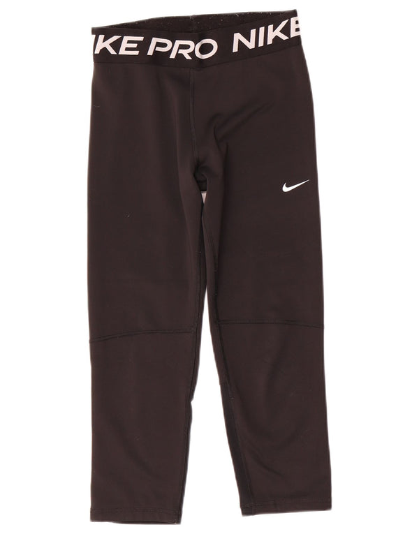 Leggings Nike Fete Dri Fit Graphic 13-14 ani XL Poliester negru