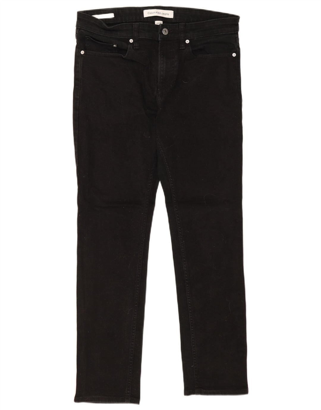 Blugi slim pentru bărbați Calvin Klein W31 L30 bumbac negru