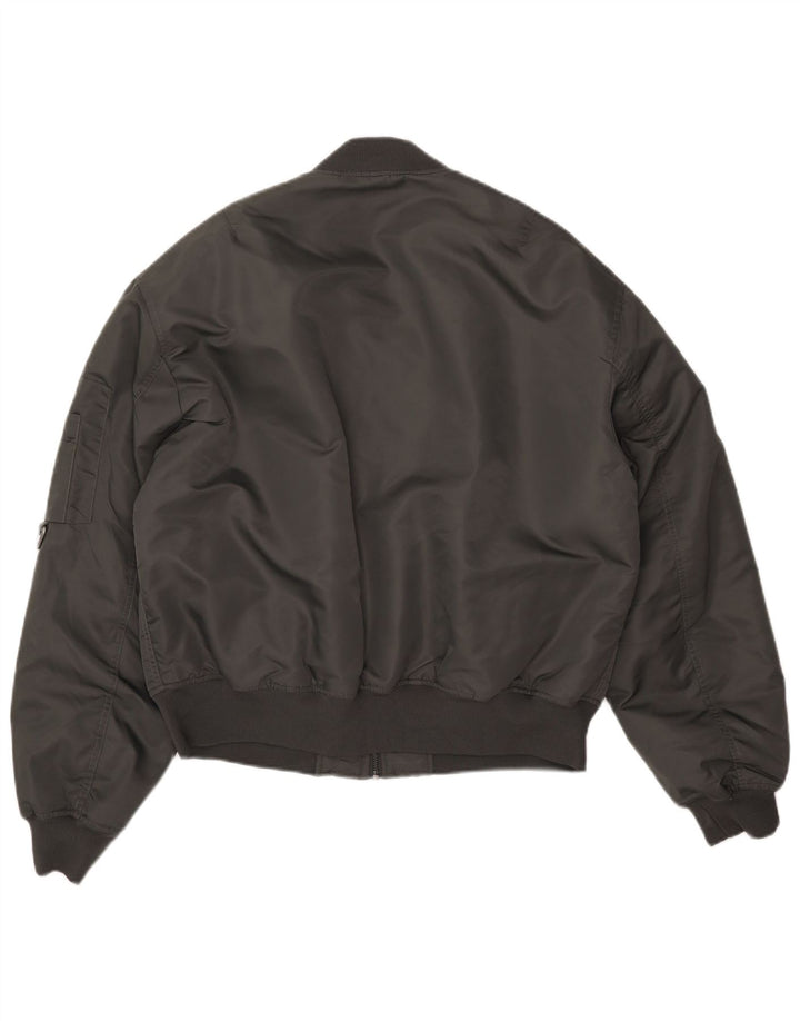 Bomber pentru bărbați ZARA UK 40, mare, gri, poliester