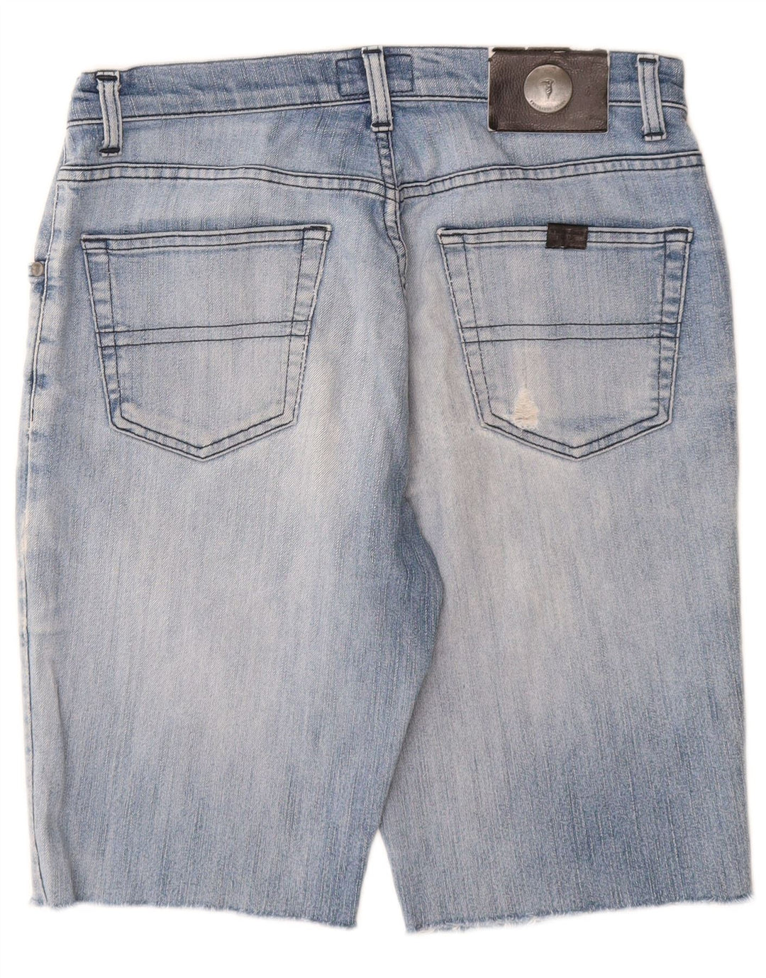 Trussardi Pantaloni scurți de blugi pentru bărbați W30, bumbac albastru mediu