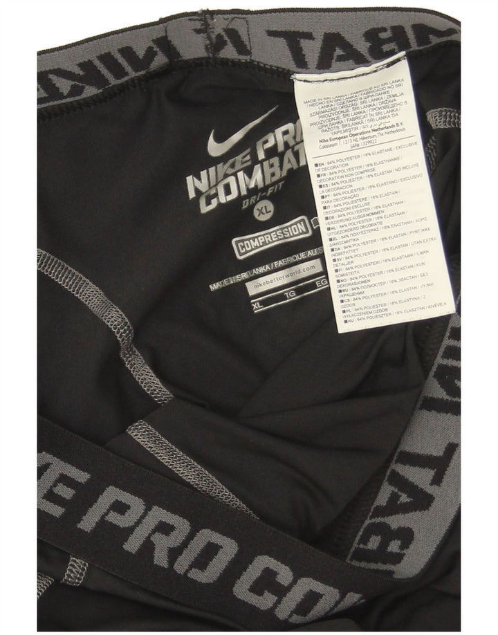 Leggings grafic Nike Dri Fit pentru băieți 13-14 ani XL poliester negru