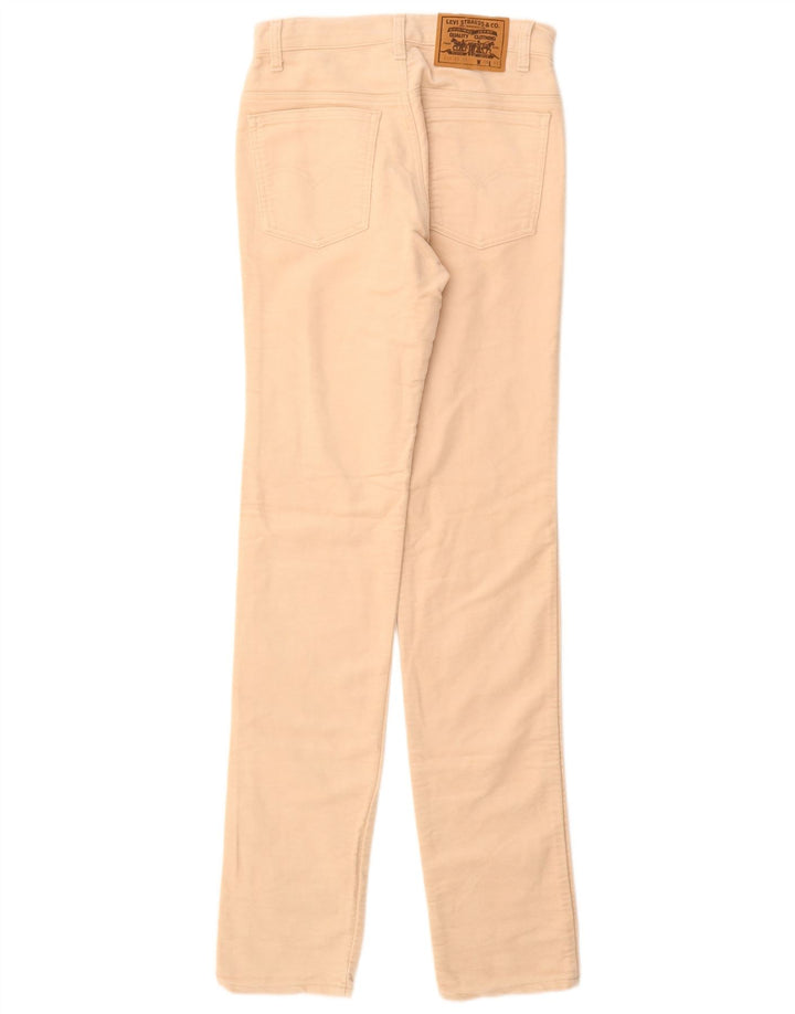 Pantaloni casual skinny pentru femei LEVI'S L30 L36 bumbac bej