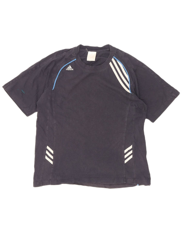 Tricou pentru bărbați Adidas Top XL Bumbac bleumarin