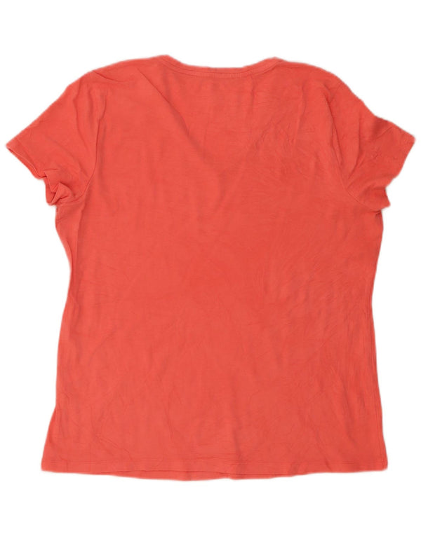 Tricou pentru femei Nautica Top UK 14 mare bumbac portocaliu