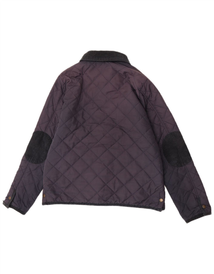 Jachetă matlasată Jack Wills pentru femei UK 14 mare, nailon bleumarin