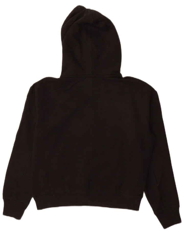 CALVIN KLEIN JEANS Pulover cu glugă pentru femei UK 14 Bumbac mediu negru