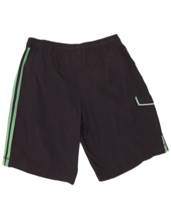 Pantaloni scurți sport cargo adidas pentru bărbați, nailon, gri mici