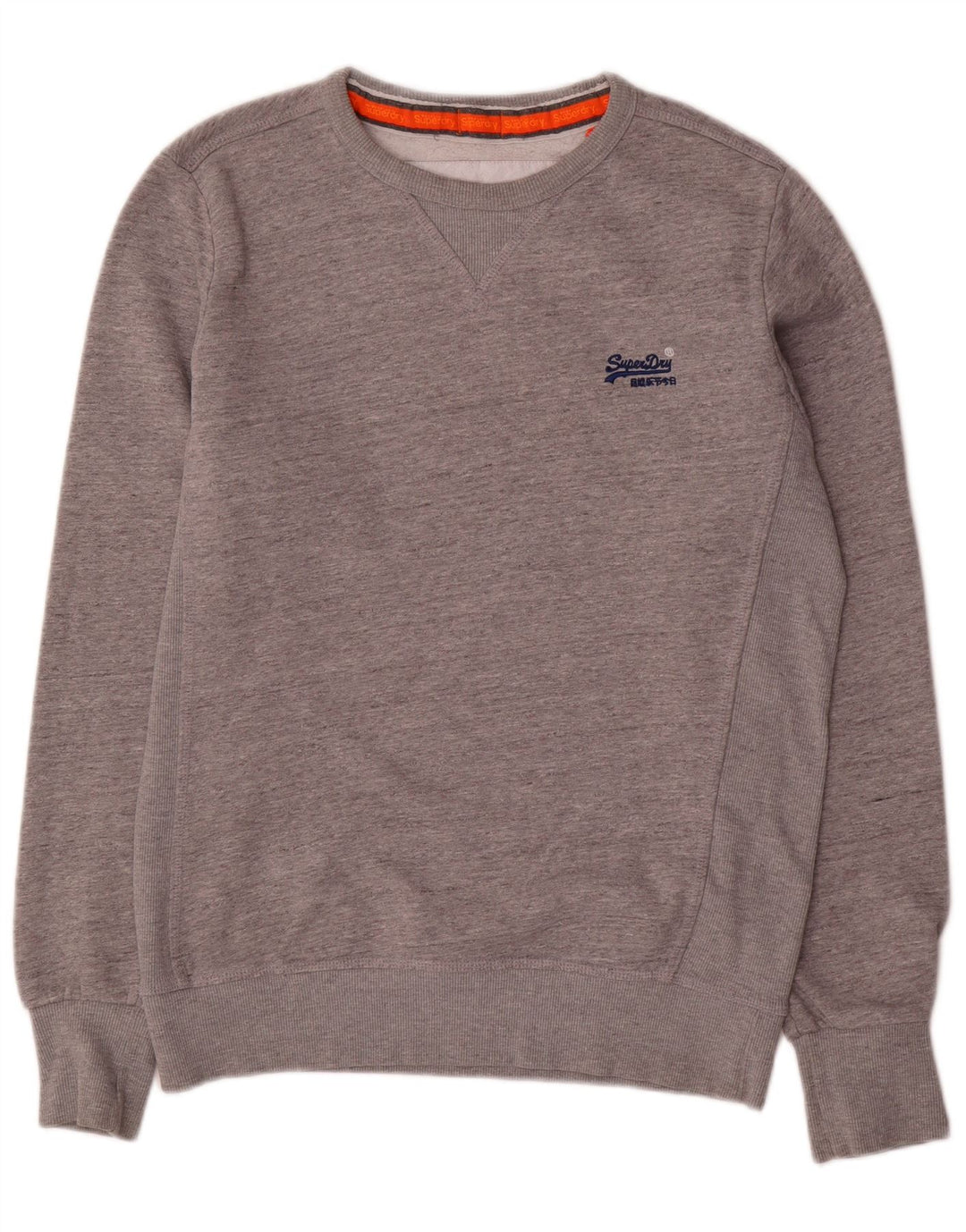 SUPERDRY Hanorac pentru bărbați Pulover mare din bumbac cu pete gri