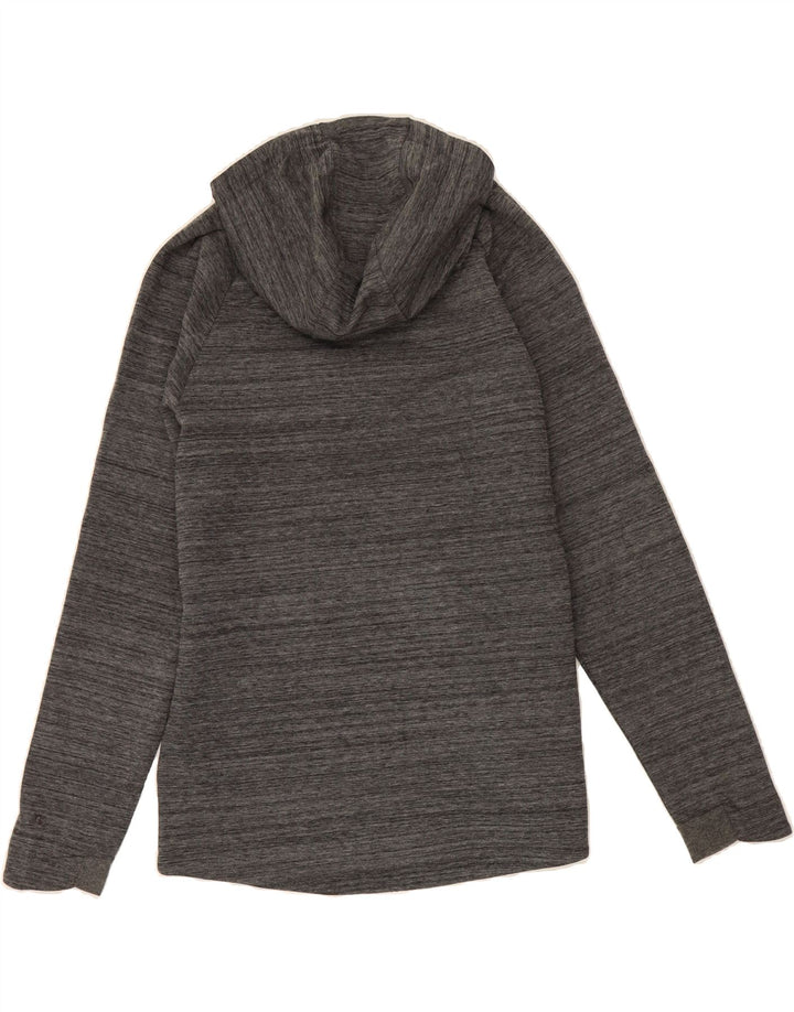 RUSSELL ATHLETIC Mens Zip Hoodie Sweater Medium Grey Flecked Polyester Vintage Russell Athletic and Second-Hand Russell Athletic from Messina Hembry 