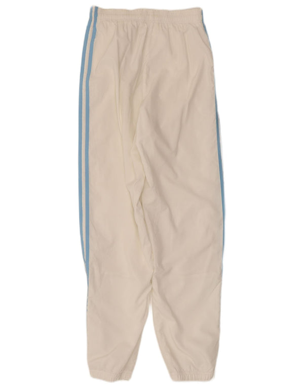 Pantaloni de trening pentru femei ADIDAS Joggeri UK 10 Poliester alb mic