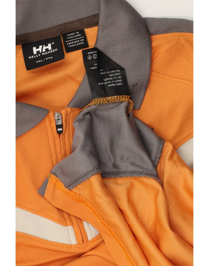 Helly Hansen tricou polo pentru bărbați 2XL portocaliu colorblock nailon