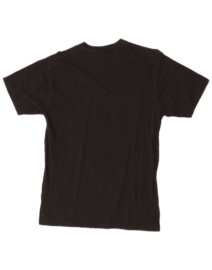 Tricou grafic Vans pentru bărbați Top mediu din bumbac negru
