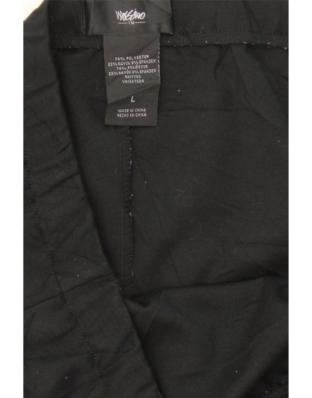 MOSSIMO Womens Pencil Skirt Large W34  Black Rayon Vintage Mossimo and Second-Hand Mossimo from Messina Hembry 