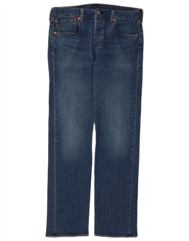 Blugi drepti pentru bărbați Levi's 501 W32 L32 Bumbac albastru