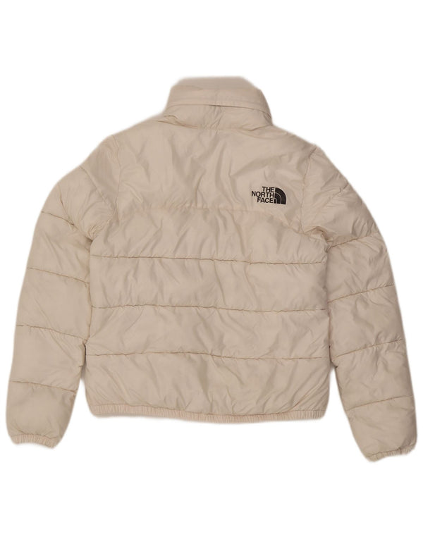 Jachetă căptușită cu glugă The North Face pentru femei UK 10 Small White Poliester