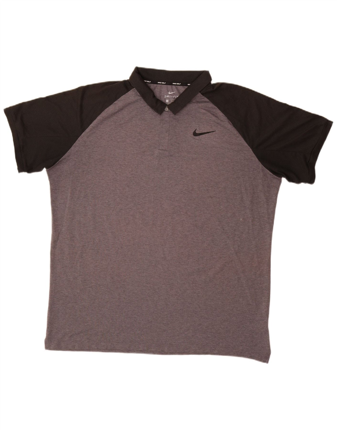 Tricou polo NIKE Dri Fit pentru bărbați XL, gri, poliester color bloc