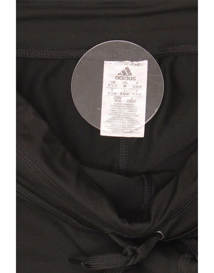 Pantaloni de trening Adidas pentru femei UK 12/14 Poliester mediu negru